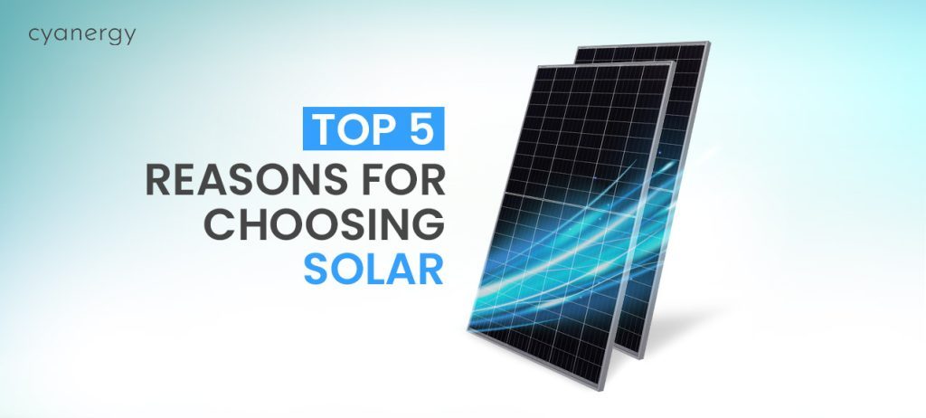Top 5 reasons to go solar