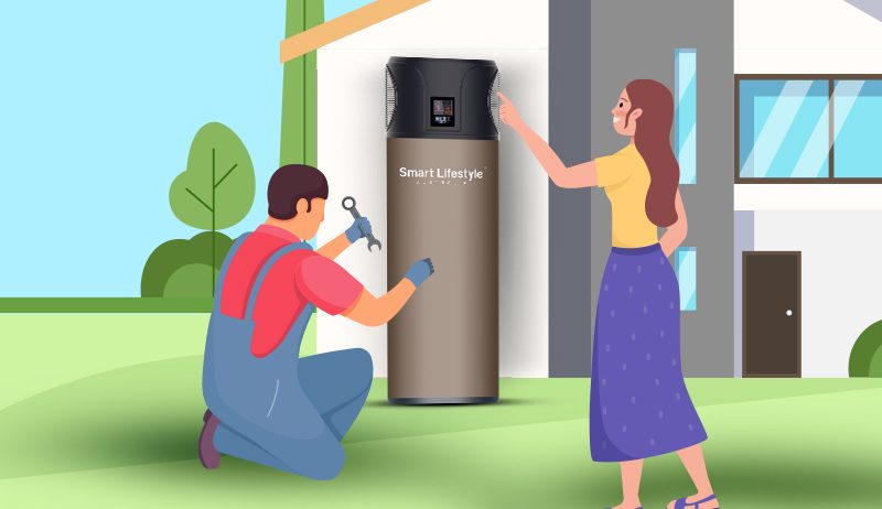 how to maintain heat pump hot water system