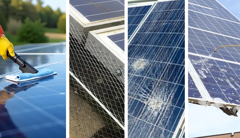 solar panel cleaning process
