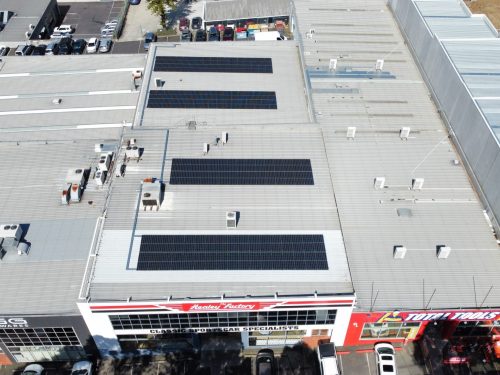 commercial solar project